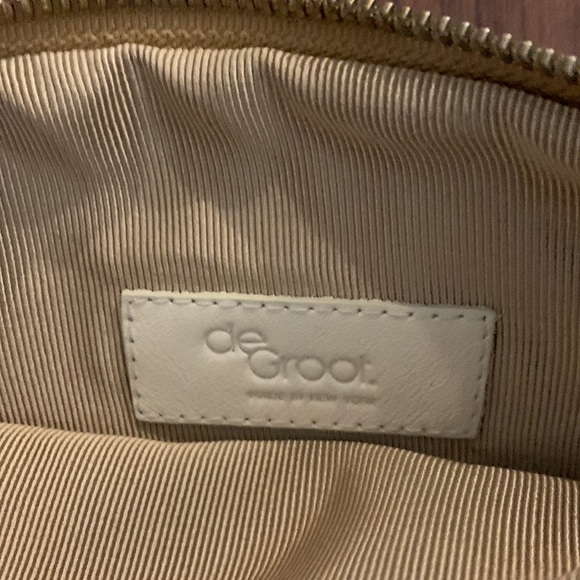 deGroot Soirée Wrist Clutch with Rivet Accent - Light Tan - Picture 5 of 5